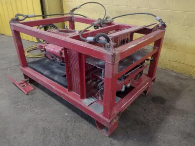 10" WEATHERFORD MODEL "SUT" PORTABLE PIPE HYDRDAULIC BREAK-OUT & BUCKING MACHINE: STOCK #18037