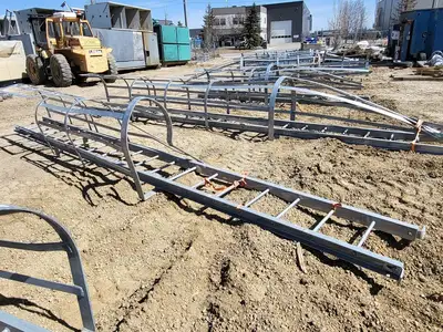 18.5ft. Steel Caged Ladder