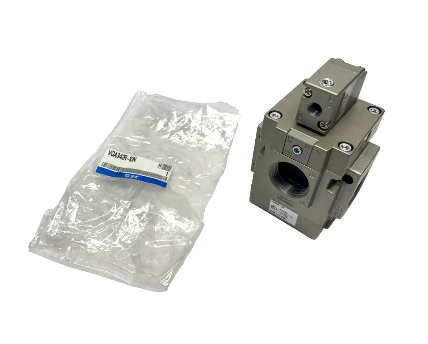 VGA342R-10N | SMC  3-Port Air Operated External Pilot Valve 1" NPT - New Other