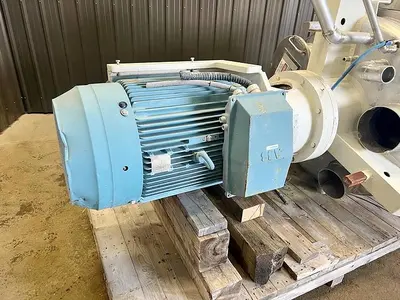 Used 300 Gallon Jacketed Tank, 316 Stainless Steel, With 85 HP Disperser