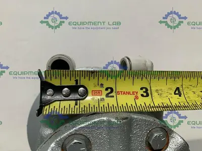 USED BOSTON GEAR F724F-15-B5-6 GEAR REDUCER W/ PNEUMATIC GAST 8AM-NRV-11A MOTOR