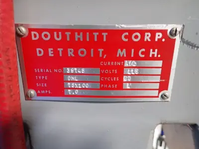 Used DOUTHITT CORPORATION 10ML Plate makers Ohio US | HGR 24 #783576
