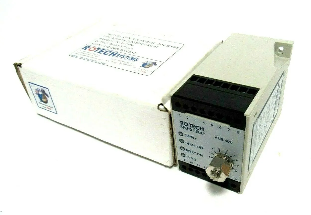 NEW ROTECH AUE-4360/100 SPEED RELAY AUE4360100