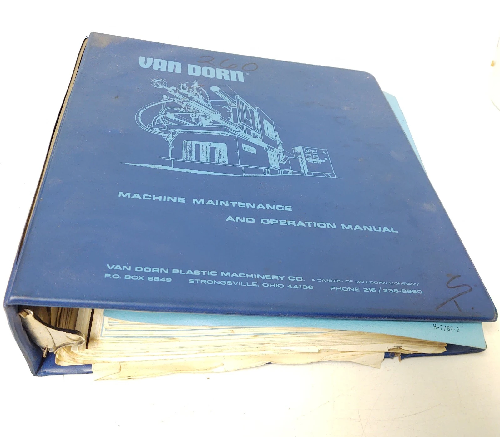 🔥 VAN DORN Machine Operation & Maintenance Manual 500H-RS-60-F 1000