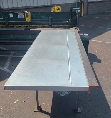 U14507C Wysong 816 shear with squaring table