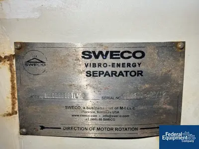 USED SWECO 48" Sweco Screen, S/S, 2 Deck