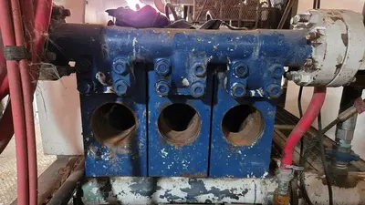 USED GARDNER DENVER PAH 4 1/2 X 8 TRIPLEX MUD PUMP