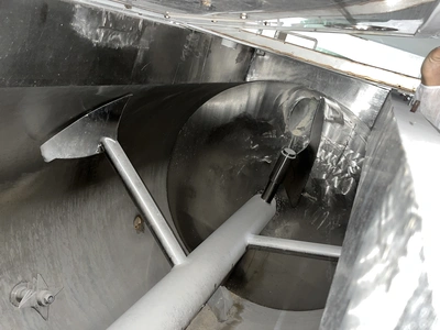 1,660L Stainless Steel Jacketed Kek Gardner Plough Shear Mixer – Type 2500E
