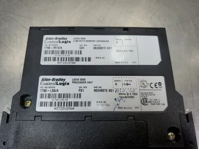 Allen-Bradley 1756-L55/A Logix Processor Unit w/1756-M14/A Exp. Module. 3C-18