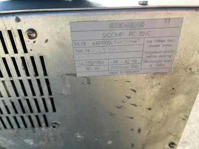 USED SIEMENS SICOMP PC 32-C OPERATOR PANEL