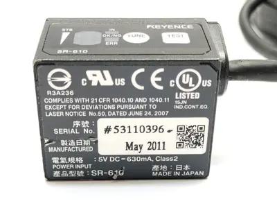 Used KEYENCE Ultra Small 2D Barcode Code Reader, Medium-Distance Type Barcode Scanners Michigan US | Maverick Industrial Sales #1395690