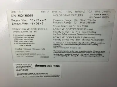 NEW THERMO SCIENTIFIC 1377