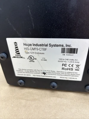 Used Home Industrial Systems HIS-UM19-CTBF Interface Monitors Indiana US | J&J Industrial Supply #1344286