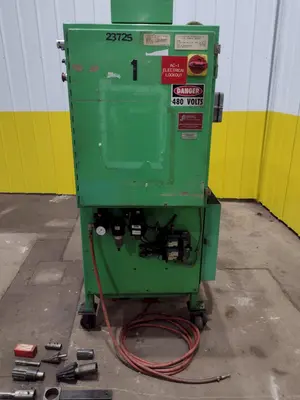 2.5" JR AUTOMATION TUBE DEBURRING & ID CHAMFERING MACHINE: STOCK #19033
