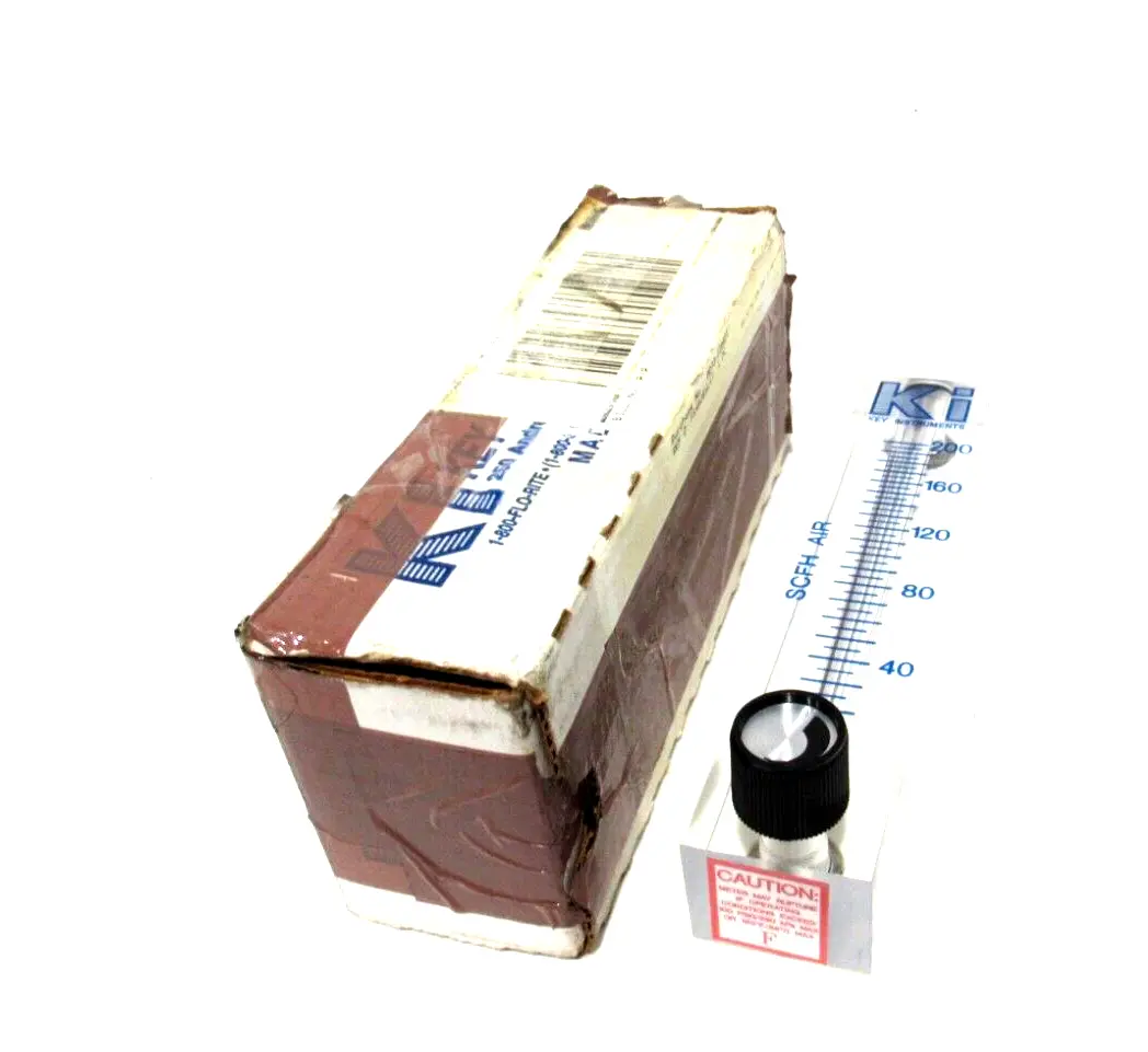 NEW KEY INSTRUMENTS FR4A36SLVT FLOW METER