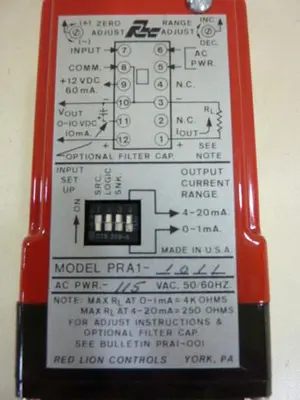 USED RED LION CONTROLS PRA1-1011
