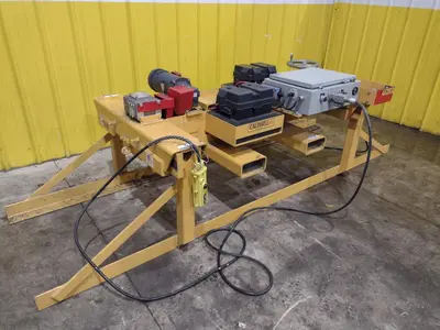 4,000 LBS CALDWELL BATTERY POWERED PORTABLE & ADJUSTABLE SHEET LIFTER: YOBRO #24914