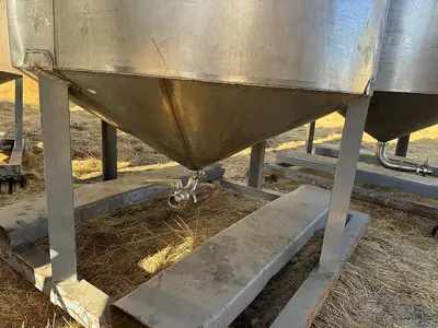 Tank, 750 Gallon, 316 Stainless Steel, Cone Bottom, #5991011
