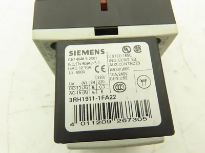 Siemens Contactor Relay 24V Coil 1.5Hp 600V Mixed Lot of 3