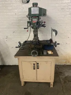 5966-410 ENCO Complex Milling Drilling Machine MODEL RF-30 With Cabinet Stand