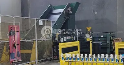 Used INTERNATIONAL BALER 4830-60 HORIZONTAL BALER WITH CONVEYOR Balers Missouri US | US Recycling Equipment #1277613