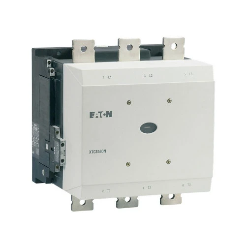 Eaton XTCE580N22A IEC Contactor, 630A, 110 Vac 40 Hz, 250 Vac 60 Hz, 2NO-2NC [New]