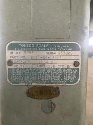 USED TOLEDO 2181