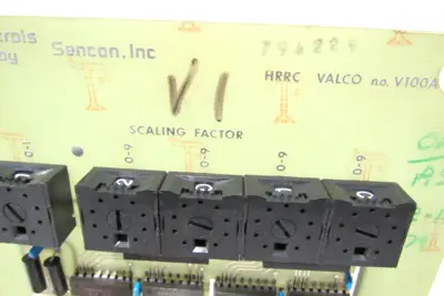 USED VALCO CINCINNATI V100A HRRC BOARD