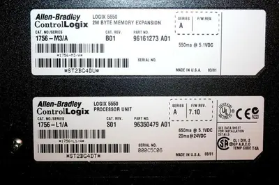 NEW ALLEN BRADLEY 1756-L1 SER A