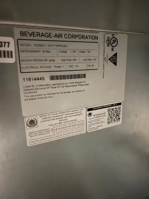 New | in-Stock Beverage Air Used Beverage Air DD58G-1 Stainless Steel Kegerator/Glass Door Refrigerator 115V Beer Equipment Illinois US | Falcon Restaurant Supply #1375699