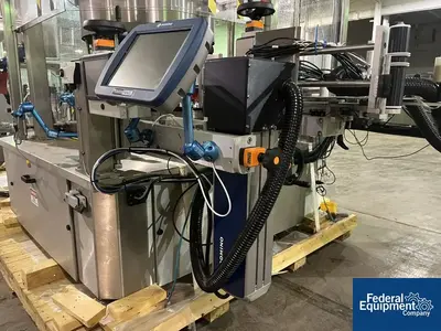 USED Quadrel Quadrel Wrap Around Labeler, Model Rotary