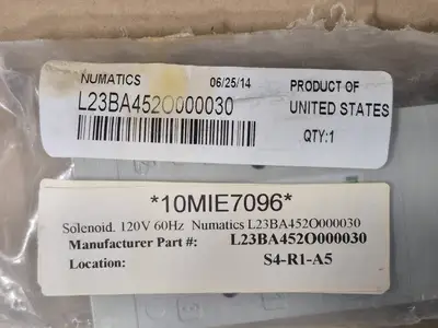 NEW NUMATICS L23BA452O000030