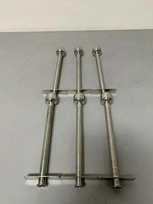 USED ELECTROL SPECIALTIES 12" STAINLESS STEEL SPRAY BALL W/ 1" SANITARY FITTING