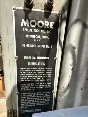 USED MOORE TOOLS NO. 3