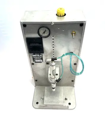 USED NORMAN TOOL INC. PNEUMATIC FINGER PROBE CONTACT/WEAR TESTER, SILICON FINGER
