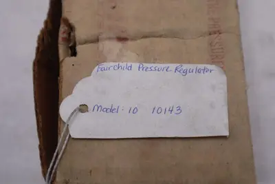FAIRCHILD KENDALL 10143 MODEL 10 PRESSURE REGULATOR 500 PSI STOCK K-3570