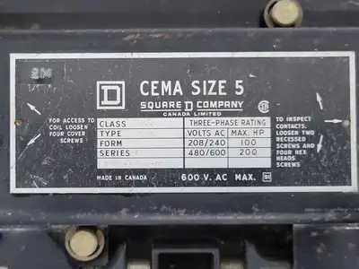 USED SQUARE D 8502SG02