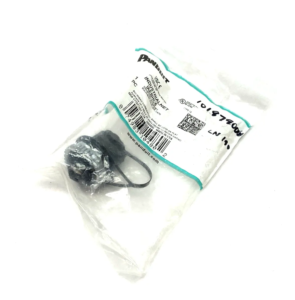 IAEBHC6 | Panduit  IndustrialNet™ Bulkhead RJ45 Coupler with Protective Cap - New