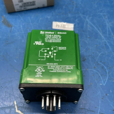 Littelfuse 8-Pin TDS120AL Digi-Set Single Shot Time Delay (120V) Digi-Set Timer