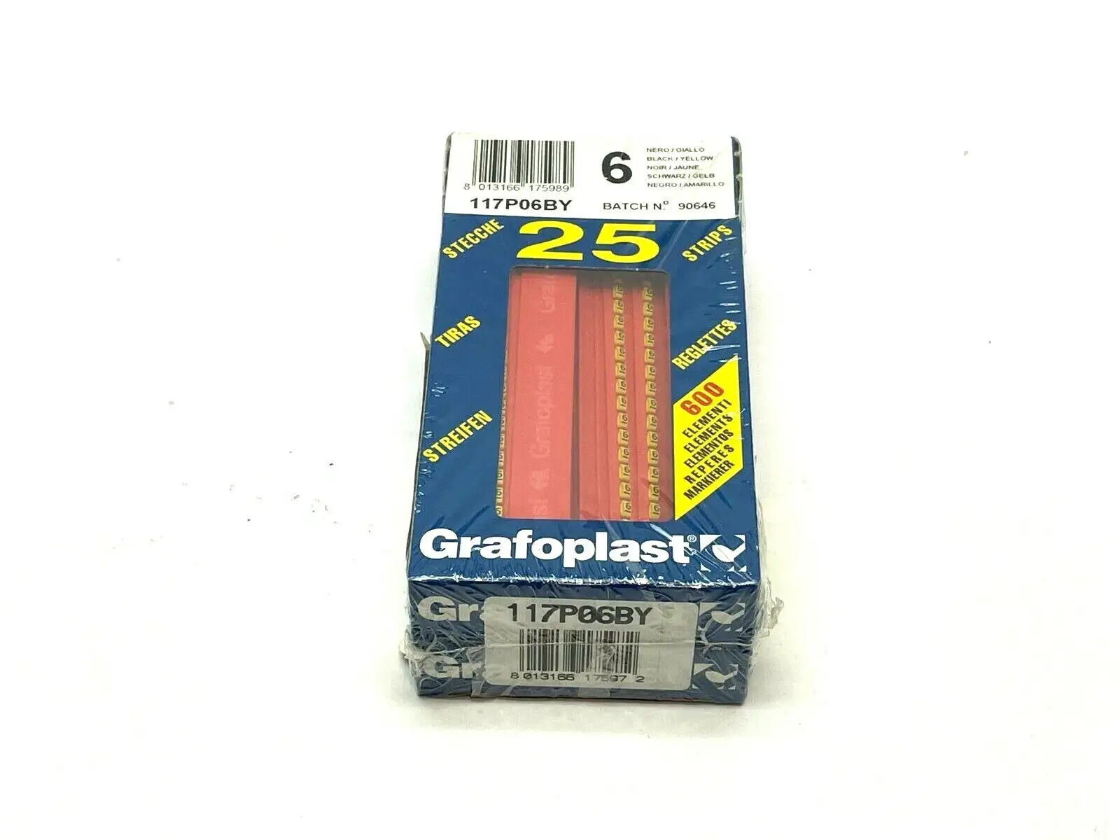 New | in-Stock Grafoplast 117P06BY Blank Label Michigan US | Maverick Industrial Sales #1401835