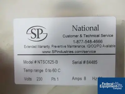USED SP Industries National Incubator, Model NTSC625-B