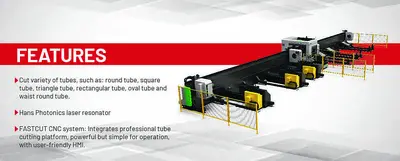 2026 Bescutter Hytube Titan TUBE CUTTER 6000W 20" Dia 4 Chuck Fiber Laser Pipe Cutting Machine