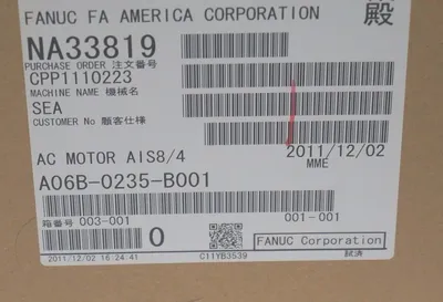 NEW FANUC A06B-0235-B001 SERVO MOTOR AIS8/4000 A06B0235B001