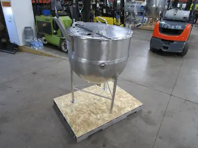 Legion Utensils Co. Half Jacketed 75 Gal. SS Kettle