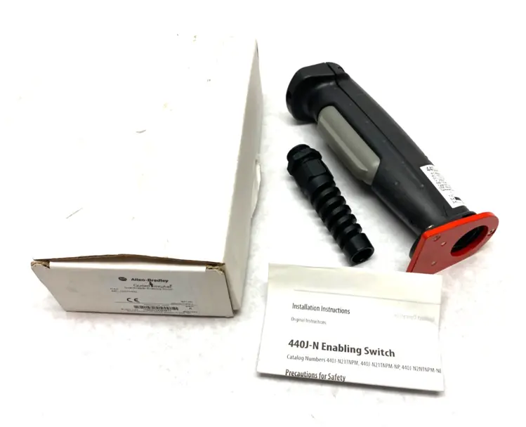 Used ALLEN-BRADLEY SER. A GUARDMASTER GRIP ENABLING SWITCH Relays & Switches | Maverick Industrial Sales #1102718