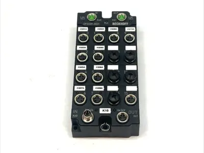 Used Beckhoff EtherCAT Module 16-Channel Digital Combination Box PLC Input & Output Michigan US | Maverick Industrial Sales #1390768