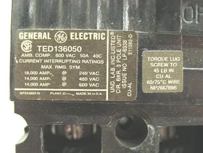 USED GE TED136050