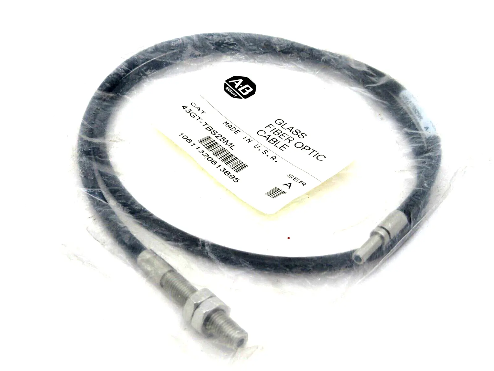 NEW ALLEN BRADLEY 43GT-TBS25ML FIBER OPTIC CABLE SERIES A 43GTTBS25ML
