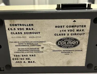 USED BARBER-COLMAN A-12356-003