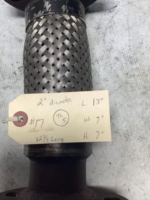 2″ X 12 ”  Waterman braided stainless expansion Joint Flex Pipe A181-1 972 -NOS